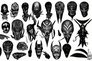 Dark Alien tattoo idea