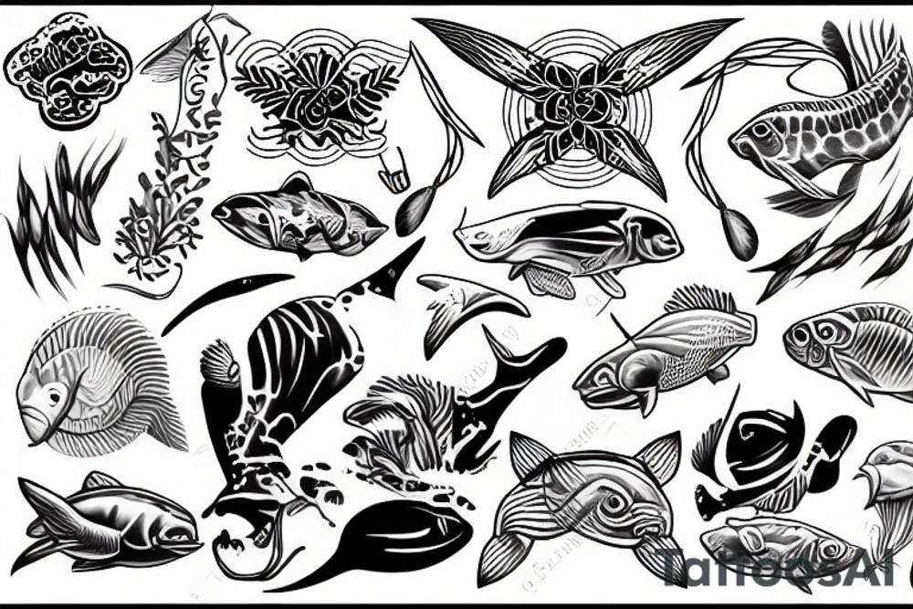 Competitive swimming tattoo idea