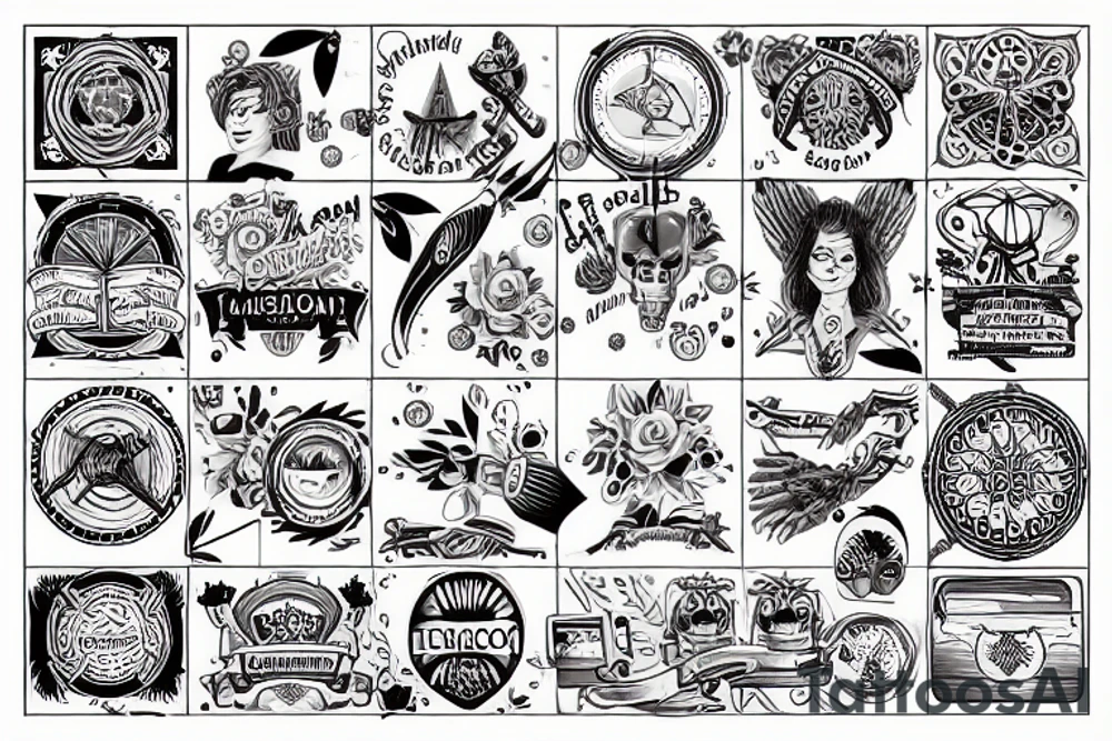Going in the right direction, by making good decisions tattoo idea