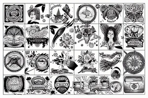 Going in the right direction, by making good decisions tattoo idea