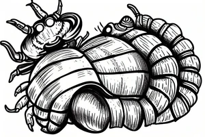 Hermit crab tattoo idea