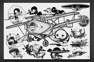 Airplane tattoo idea