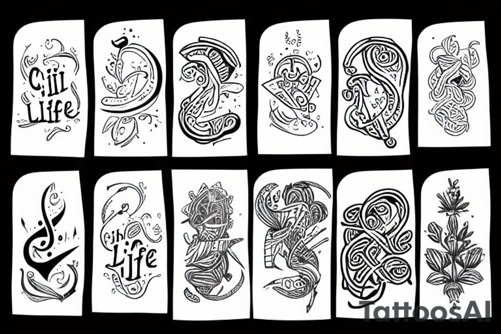 Chill life tattoo idea