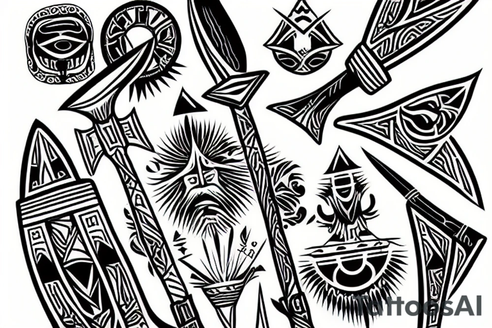 Spear of destiny tattoo idea