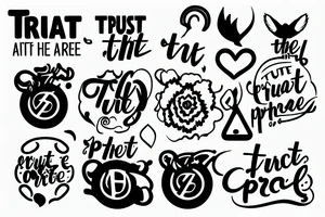 Trust the process tattoo idea
