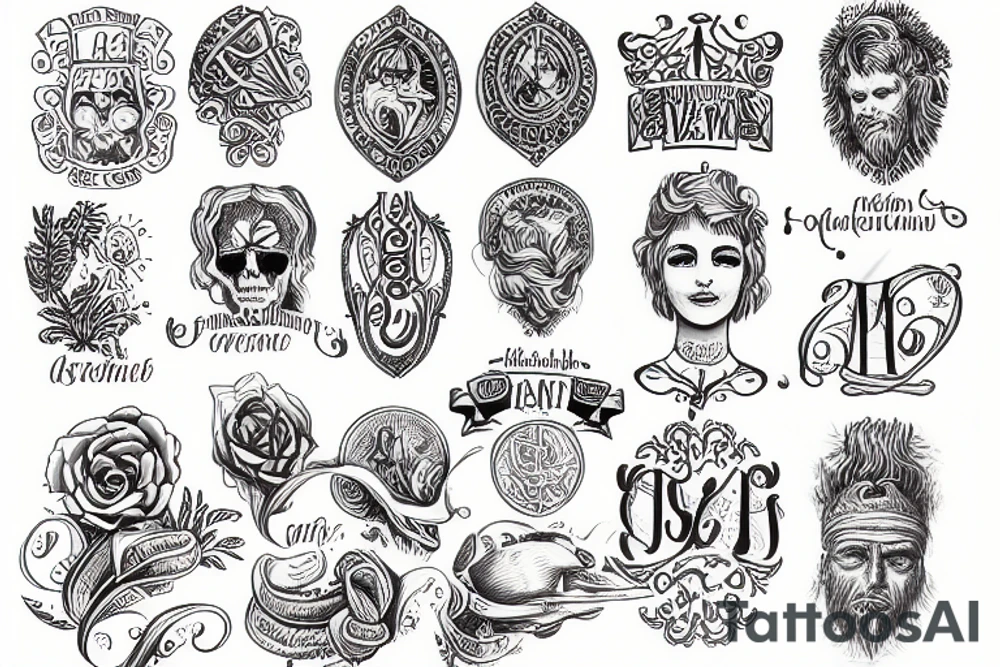 Meaningful Latin inscription tattoo idea