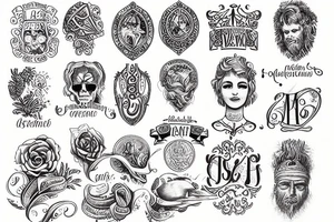 Meaningful Latin inscription tattoo idea