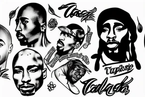Tupac tattoo idea