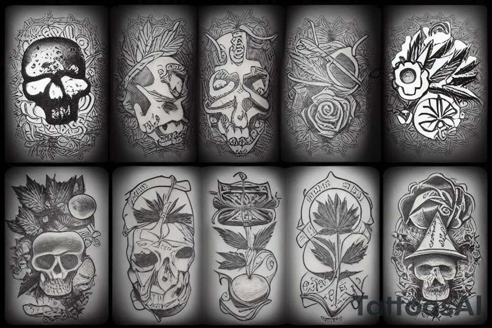 Weed tattoo idea