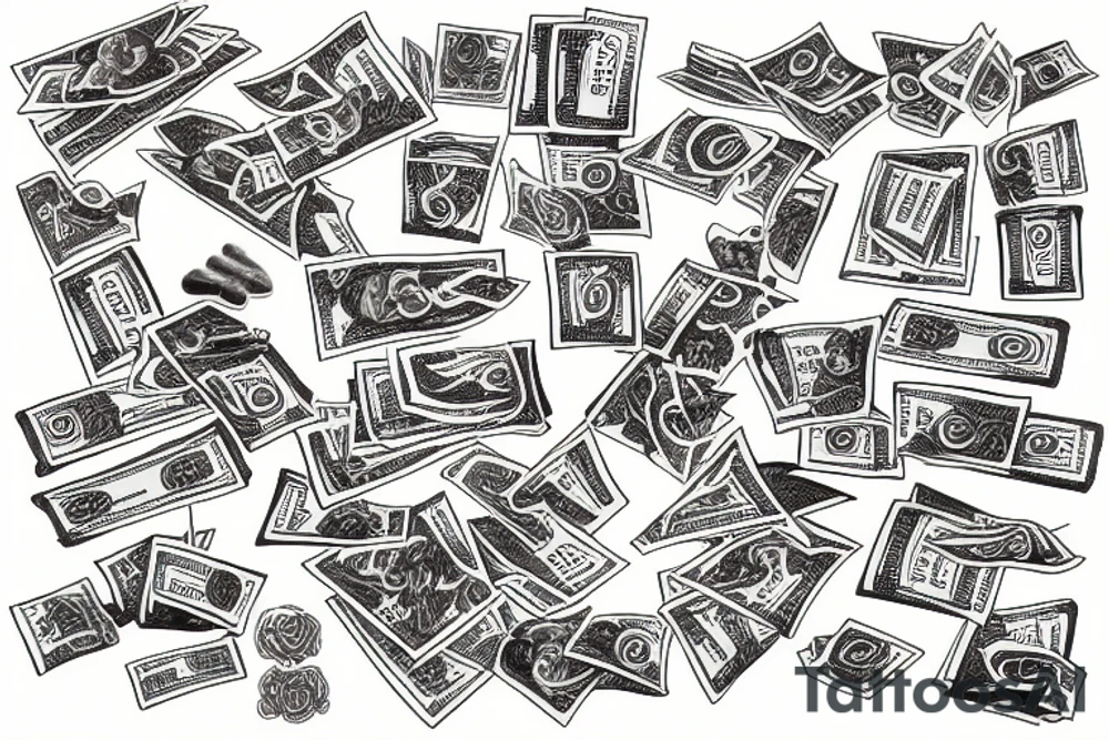 Money tattoo idea