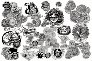 Money tattoo idea