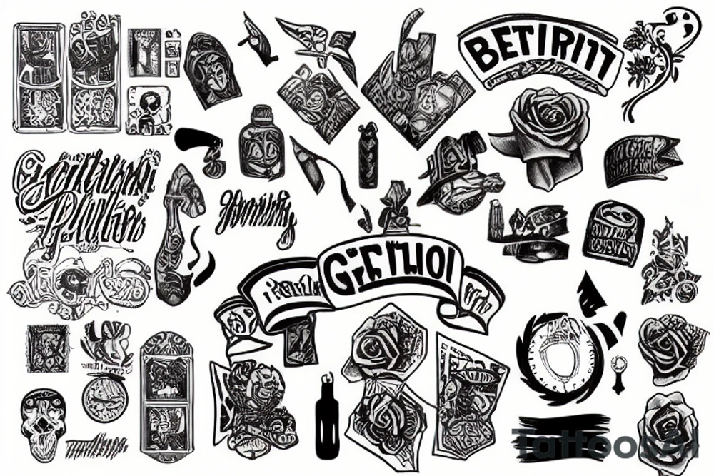 Berlin ghetto tattoo idea