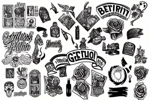 Berlin ghetto tattoo idea