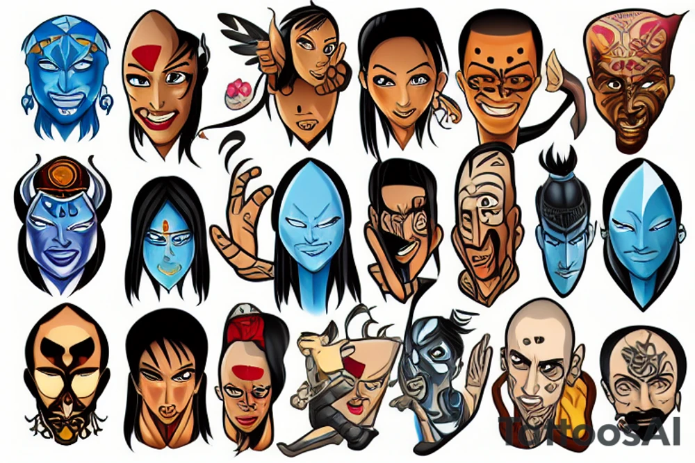 Apps from avatar tattoo idea