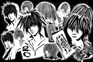 Death note yagami light tattoo idea