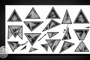 Right Angle Triangle tattoo idea