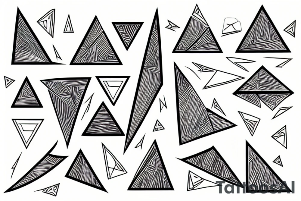 Right Angle Triangle tattoo idea