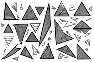 Right Angle Triangle tattoo idea