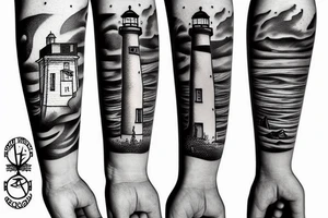 Lighthouse tattoo idea
