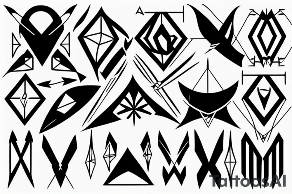 arrow tattoo idea