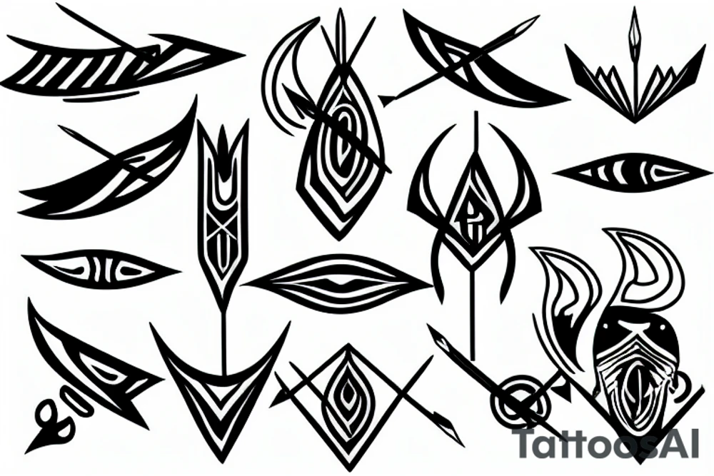 arrow tattoo idea