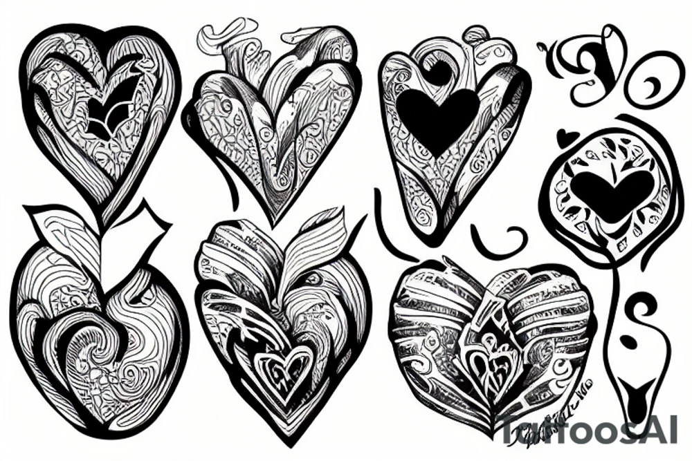 heart tattoo idea