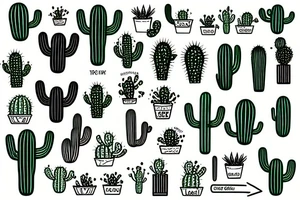 cactus tattoo idea