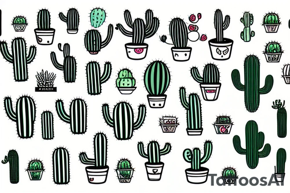cactus tattoo idea