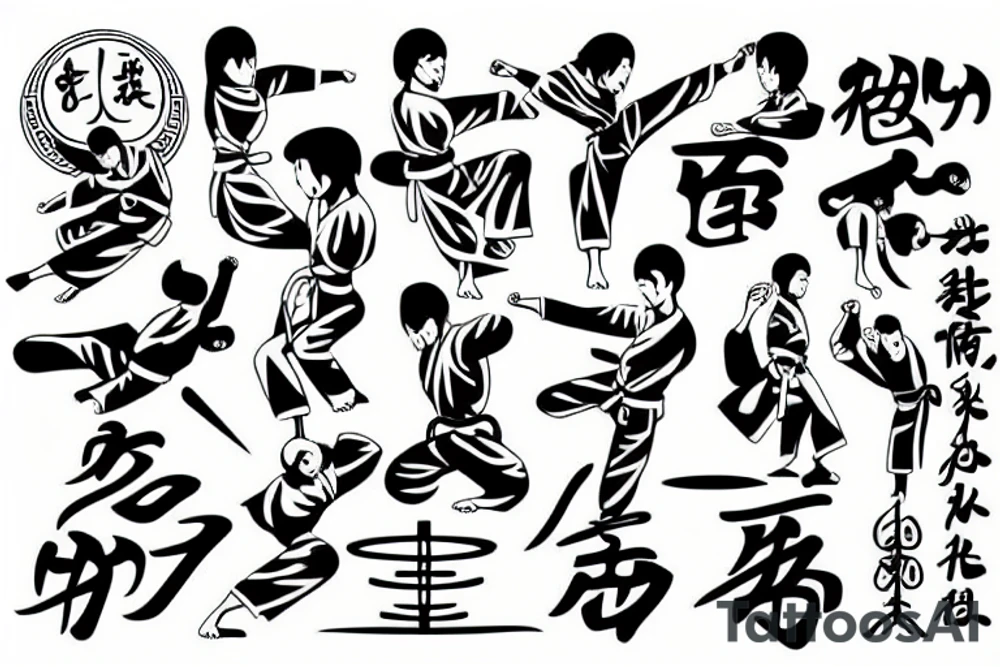 karate tattoo idea