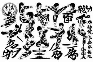 karate tattoo idea