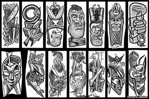 thor hammer tattoo idea