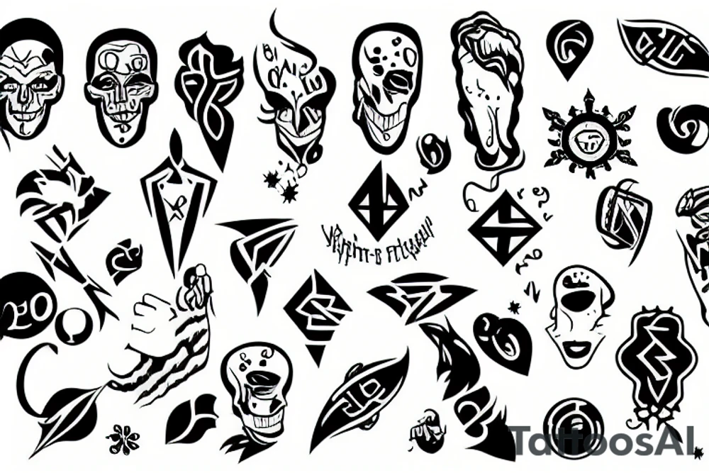 Symbol for life tattoo idea