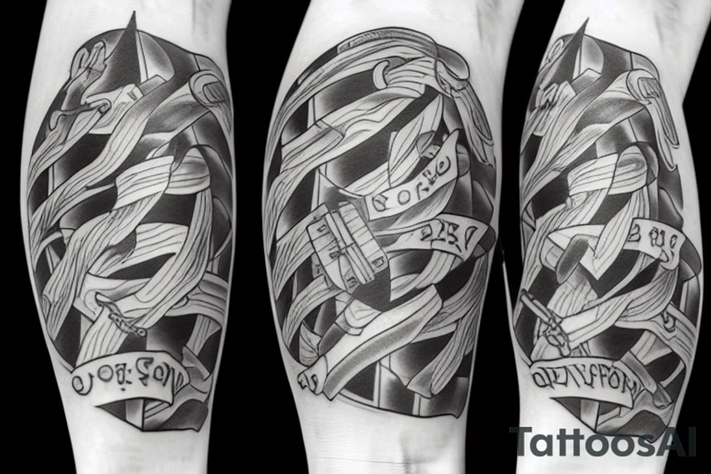 two sons family tattoo idea