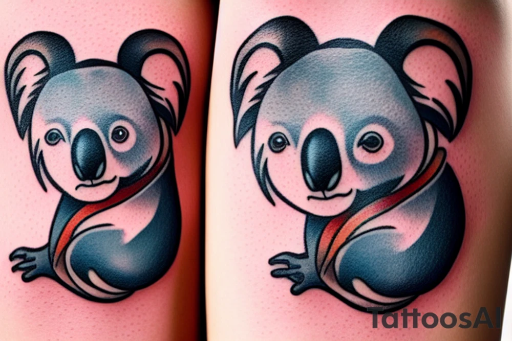 koala tattoo idea
