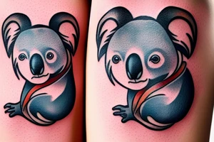 koala tattoo idea