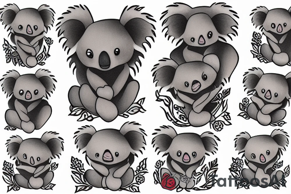 koala tattoo idea