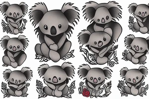 koala tattoo idea