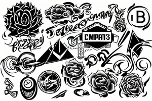 computer logo tattoo idea