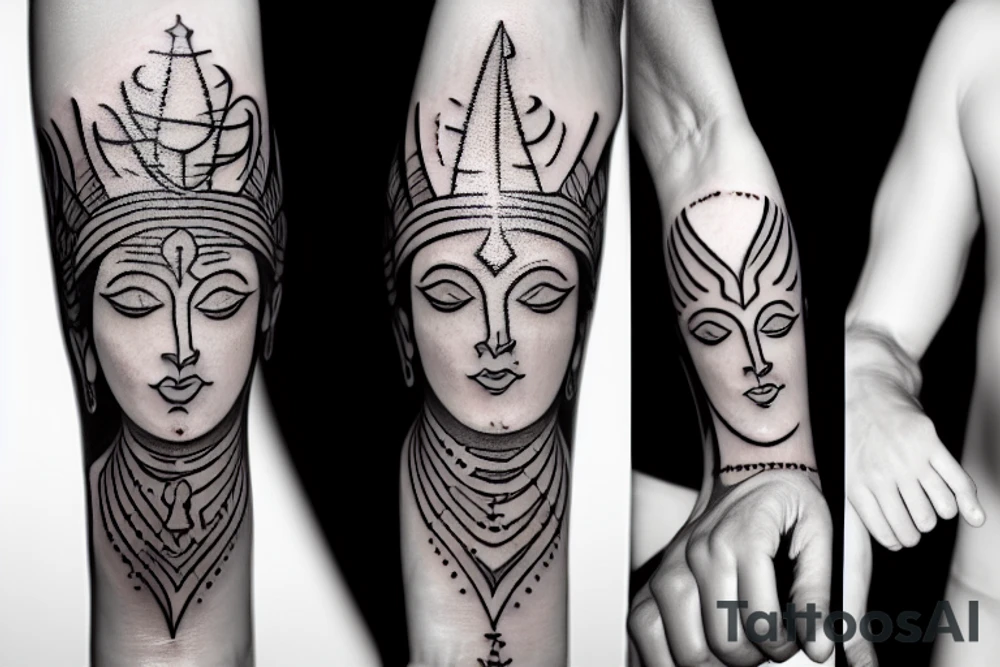 Mahadev supergod tattoo idea