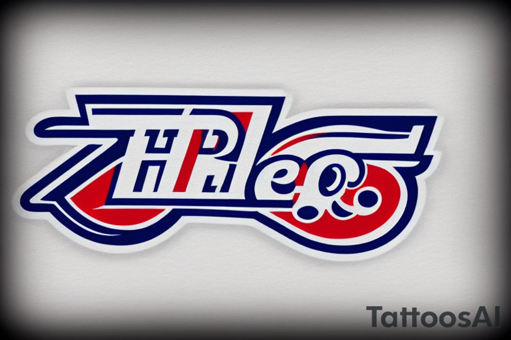 philadelphia 76ers logo with frogs around it tattoo idea