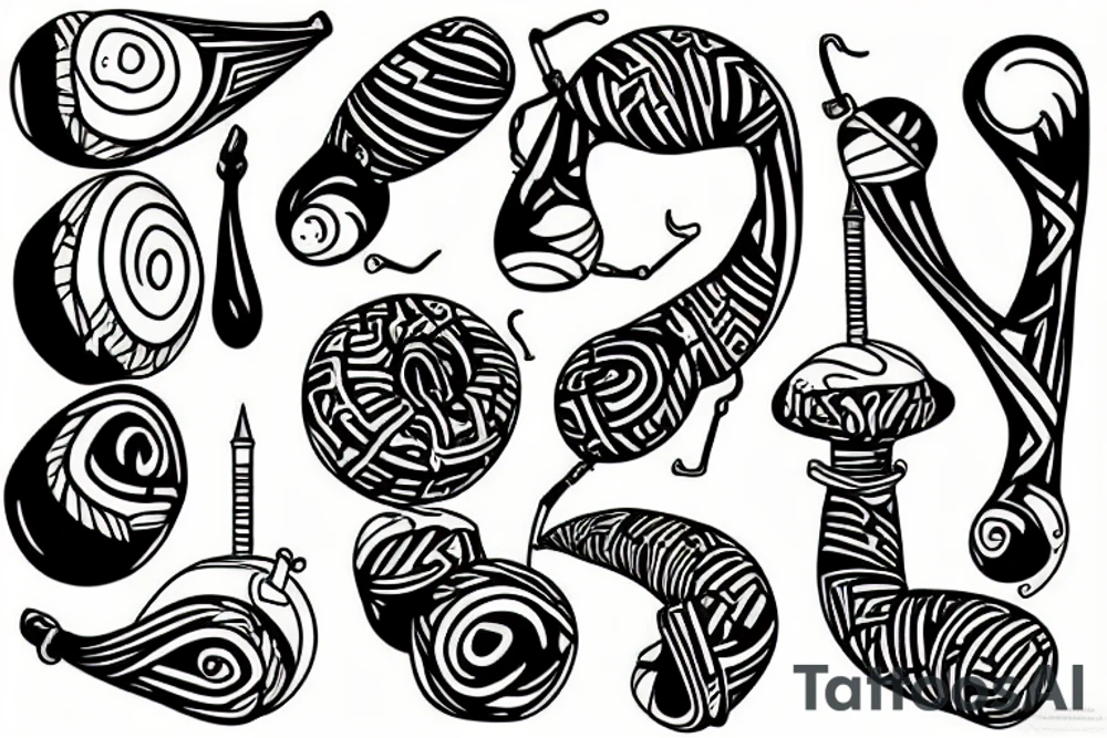 capoeira berimbau tattoo idea