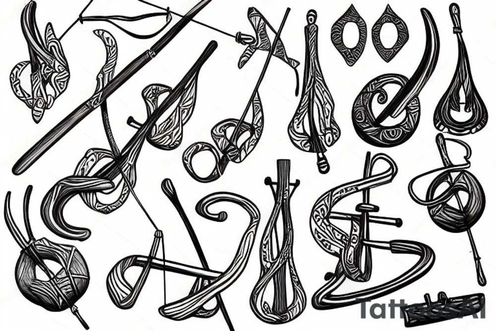berimbau tattoo idea