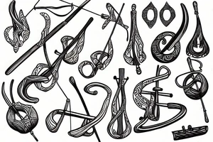 berimbau tattoo idea