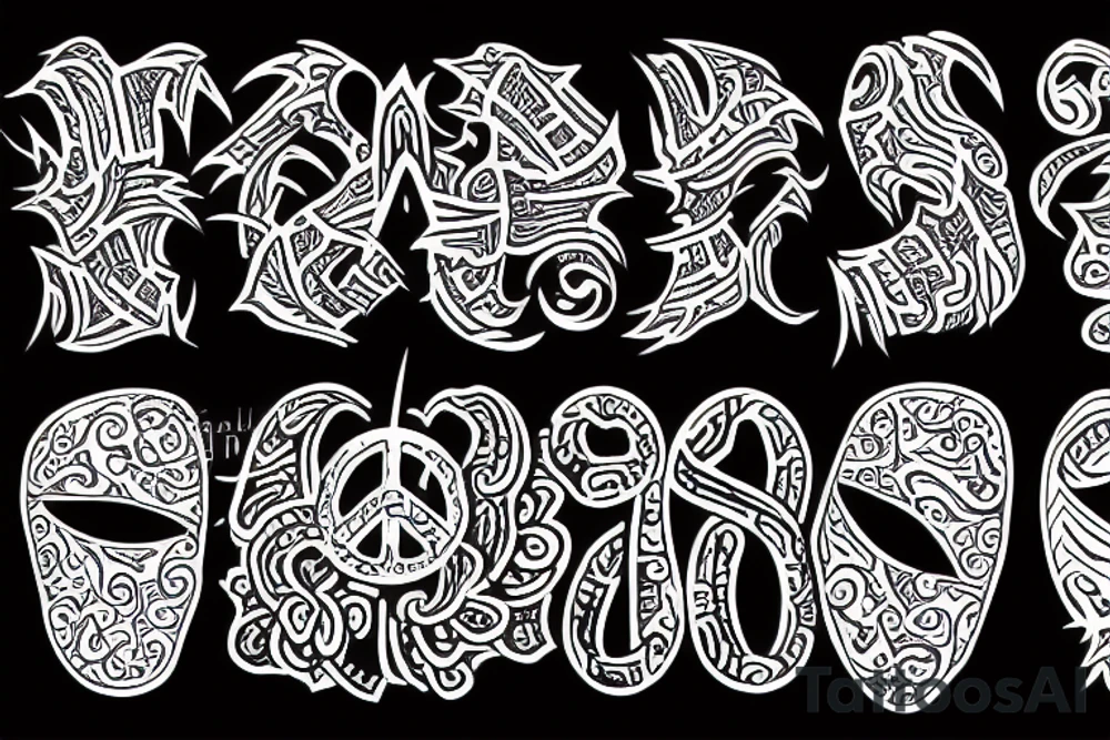 Peace Tattoo tattoo idea