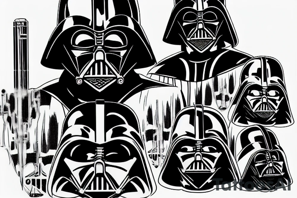 Darth Vader Sith Luke tattoo idea