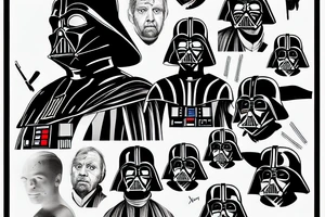 Darth Vader Sith Luke tattoo idea