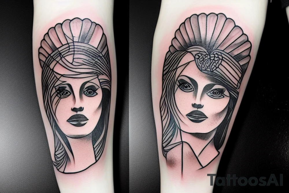 With guitar tattoo idea