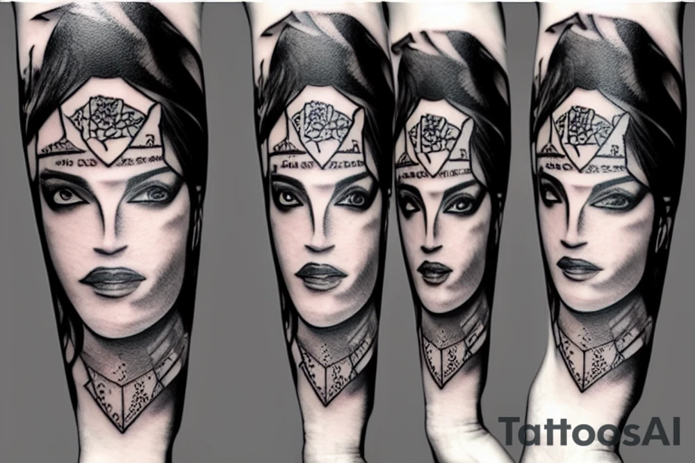 Prince with a guitar tattoo idea
