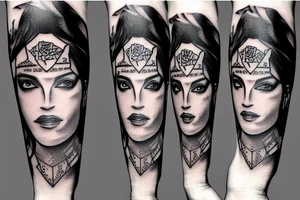 Prince with a guitar tattoo idea