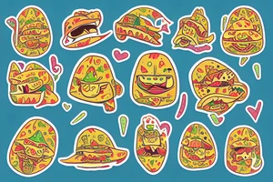 A dancing taco tattoo idea